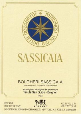 Sassicaia Bolgheri - 2016