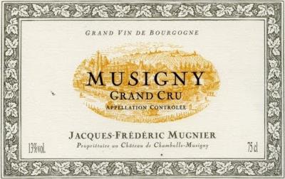 Domaine J-F Mugnier Le Musigny Grand Cru - 1990
