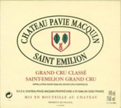 Chateau Pavie Macquin Saint Emilion Grand Cru Classe - 2018