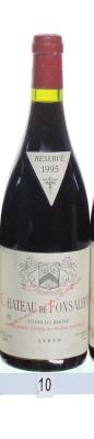 Inspection photo for Chateau de Fonsalette Cuvee Syrah Cotes du Rhone - 1995 