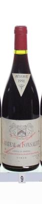 Inspection photo for Chateau de Fonsalette Cuvee Syrah Cotes du Rhone - 1991 