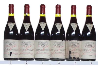 Inspection photo for Chateau de Fonsalette Cuvee Syrah Cotes du Rhone - 1991 