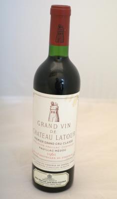 Inspection photo for Chateau Latour Pauillac Premier Cru - 1961 