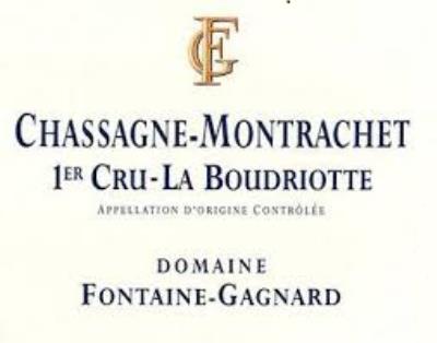 Domaine Fontaine-Gagnard Chassagne Montrachet La Boudriotte Premier Cru - 2012
