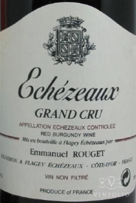 Emmanuel Rouget Echezeaux Grand Cru - 2012
