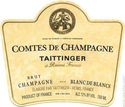 Taittinger Comtes de Champagne Blanc de Blancs Champagne - 2012